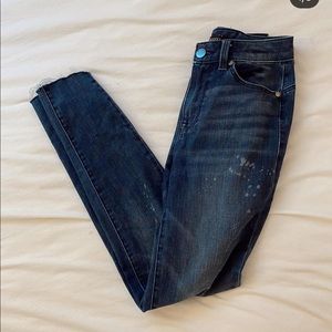 Dark blue skinny jeans